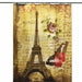 Eiffel Tower Waterproof Shower Curtain 2