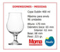 Vaso Copa Cerveza 400ml Dublin Nadir X 12 Uds 1