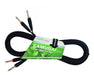 Roxtone 2 Plug to 2 Plug Male Mono Cable 3m RACC100L3 2