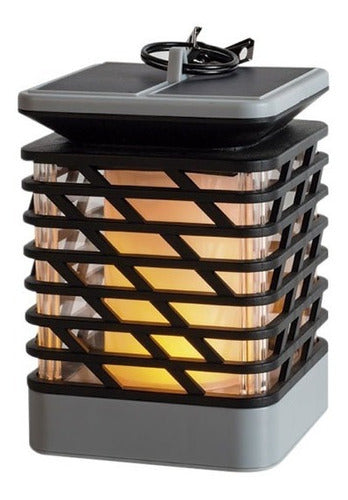 TBCin Solar LED Lantern Fire Effect 10h Autonomy X2 Unit 0