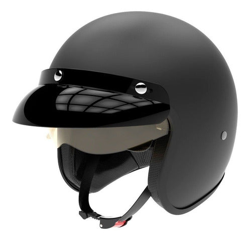 HAWK 721 Open Face Helmet + First Skin Sti Moto Gloves 12