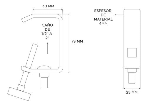 Kit X 4 Morsa M404 Negro Efectos Led Usos Multiples Rab 1