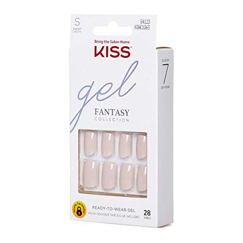 Kiss Gel Fantasy Press-On Gel Nails Ready to Use, Here I Am 1