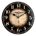 Mrocioa 16-Inch Black Vintage-Themed Wall Clock 0