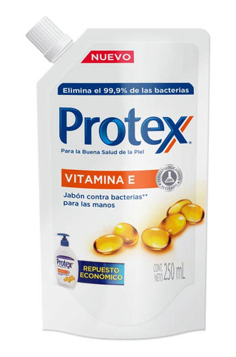 Pack X 3 Unid Jabon Liquido  D P Vitame 250 Ml Protex Jab.l 0