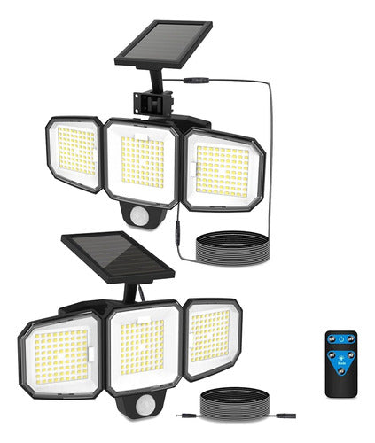 Luces Exteriores Solares Ceotis, 3500lm 240 Luces Led Con Se 0