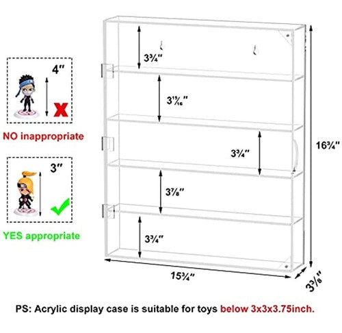 Aitee Acrylic Display Case for Funko Pop Mini Figures 1