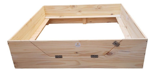 Wooden Pine Dog Whelping Box with Removable Bottom 0