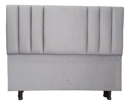 2 1/2 Canelon Pana Upholstered Headboard for Queen Bed 0