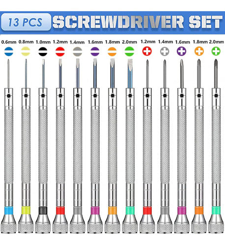 Professional 13-Piece Watchmakers Screwdriver Set 2
