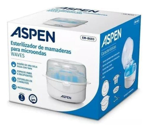 Esterilizador Y Calienta Mamaderas Electrico Aspen 3 En 1 1