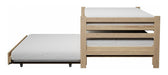 Fabripino Nido Bed Twin and Half Without Varnish 100x190 with Pull-out Bed 3