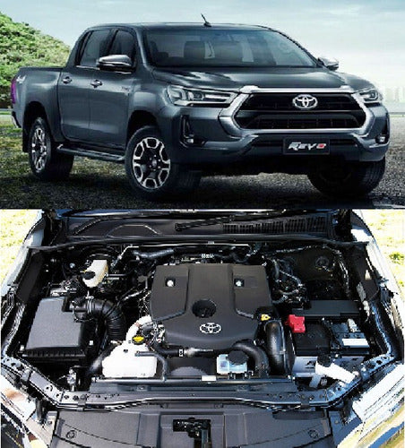 Kit 4 Filtros Toyota Hilux 2.4 2.8 2016/2017/2018/2019. 4