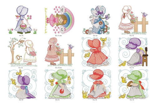 52 Embroidery Templates for Girls/Ladies/Dolls 3