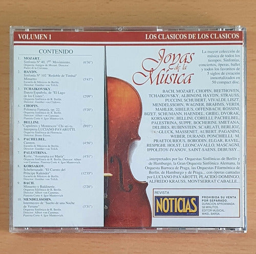 Joyas De La Música - Luciano Pavarotti Cd 1