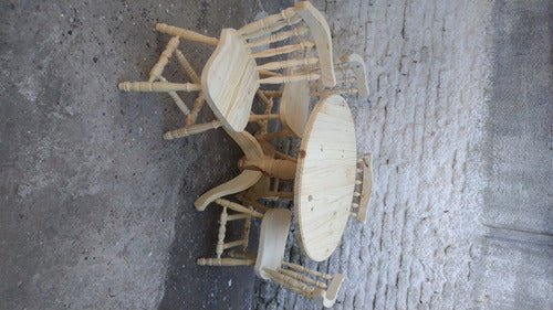 El Nogal Windsor Turned Chair National Pine No Stool 3