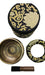 Tibetan Singing Bowl Set 13cm - Engraved Pillow Mallet Pyrography 1