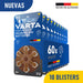 Varta Hearing Aid Batteries 312 Made in Germany Box of 60 3