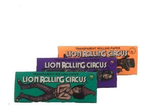 Lion Rolling Circus Cellulose - 50 Papers 110 mm 1