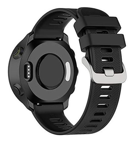 Motong Garmin Forerunner 55, Vivoactive3 20mm Black Strap 0