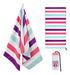 Exclusivo Mezcla Large Microfiber Beach Towel - Pack of 4 3