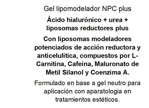 Arvensis Gel Lipomodelador Potenciado Reductor Ncp Ultracavitador Gal 3