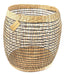 Polanco Home Deco Seagrass Round Natural and Black Large Basket 0