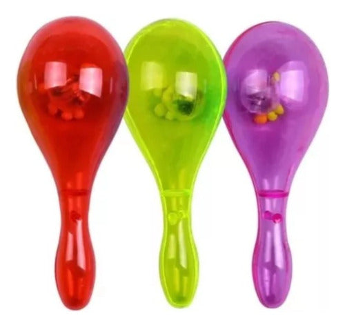 CentraLed Maracas Luminosas Led Multicolor Cotillon Luminoso X20 0