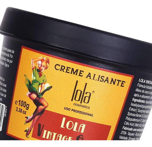 Lola Vintage Girls Smoothing Cream Anti Frizz 100g 3