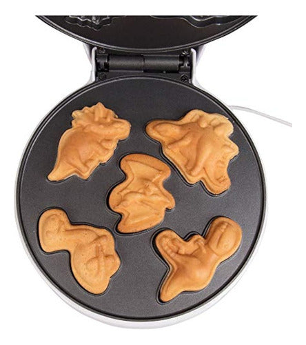 Waffle Wow! Mini Waflera De Dinosaurio: Haga Que El Desayuno Sea Diverti 2