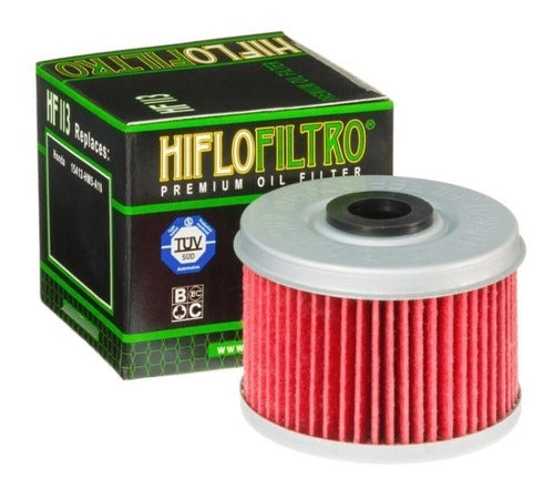 Filtro De Aceite Honda Trx 300 400  450 Hiflofiltro Hf 113 0