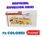 Bruynzeel Lápices Expression Series Lata X 72 Colores 0