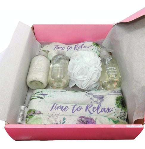 Luxury Spa Jasmine Relaxation Gift Box Set - Perfect for a Blissful Day - Kit Caja Regalo Mujer Spa Jazmín Set Relax Zen N65 Feliz Día