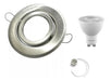 Spot Recessed Mobile Steel with Gu10 Socket + Bulb | Pack of 10 3