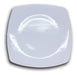 6 Square Decorated Plates 25 cm Melamine 4