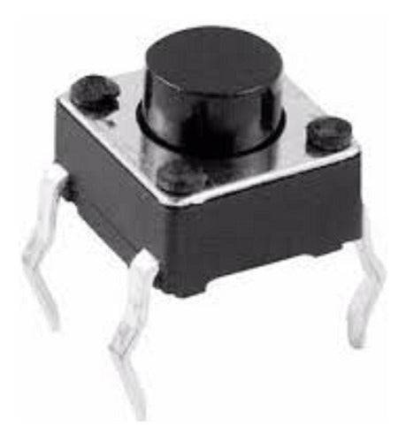 Quiwi Tact Switch 6x6x4.3mm 4 Pins TS043C - Pack of 50 0