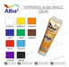 6 Alba Magic Temperas 170g Assorted Pigment Colors 1