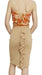 Nude Jersey Skirt with Cascading Godettes Back Detail Tango 1