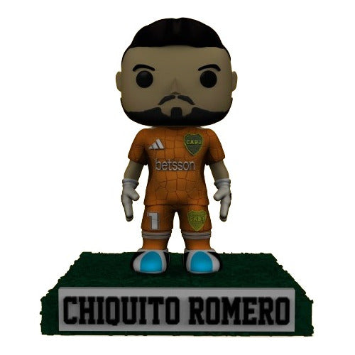 Muñeco Figura 3d Futbol Chiquito Romero Boca Jrs Impr3d 0