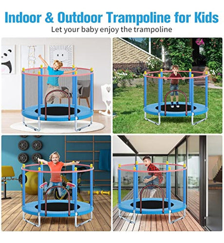 Trampoline For Kids, Telawah Adjustable Toddler 1