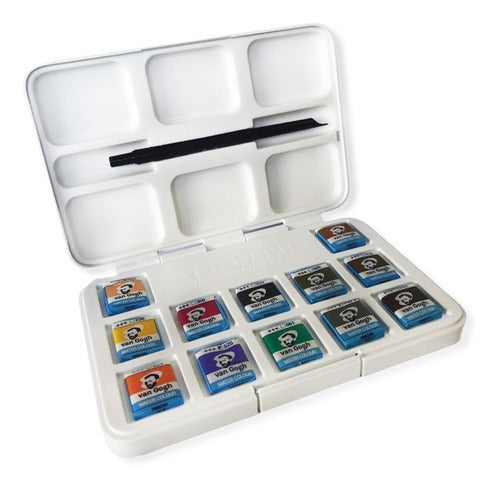 Van Gogh Set Acuarelas Tonos Tenues Pocket Box 12 Pastillas 1