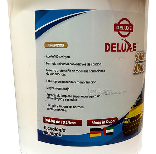 Lubricante Aceite 20w50 Api Sl Deluxe Balde 19 Lts. 1