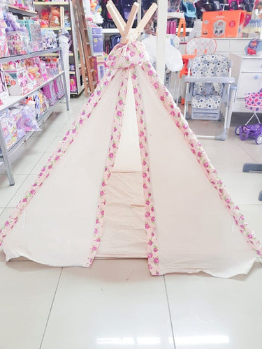 Casa Susy Carpa India Tipi Infantil Casita Niño Juego Pijamada Teepe 0