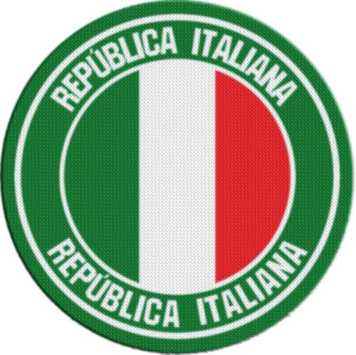 Parche Escudo Circular Italia M01 0