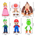 Mario Bros Luigi Princesa Peach Muñecos Personajes 2