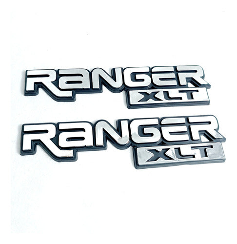 Par Emblemas Insignias Laterales Ford Ranger Xlt 0