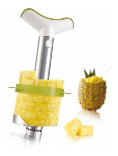 Pelador Cortador Anana Piña Vacuvin Acero Inox Fruta Diseño 0