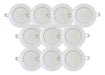 Macroled Round LED Panel 6W Ceiling Mount White Cool X 10 Units 0