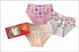 Pack of 3 Girls' Vedettina Panties Assorted Colors - Elemento 810 1