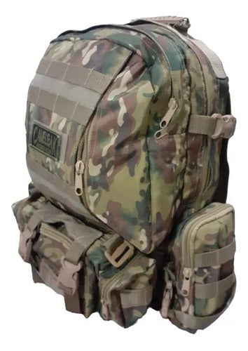 Large Camouflaged Tactical Backpack 65 Liters Military Trekking 10